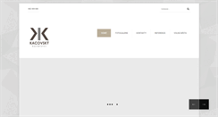 Desktop Screenshot of kovarstvikacovsky.cz