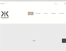 Tablet Screenshot of kovarstvikacovsky.cz